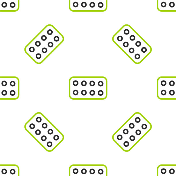 线丸在吸塑包装图标隔离无缝图片下载