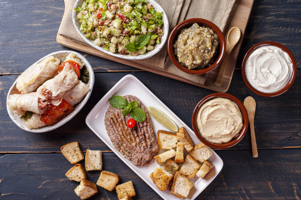 各种阿拉伯食品点心图片下载