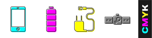 设置智能手机电池充电水平图片下载