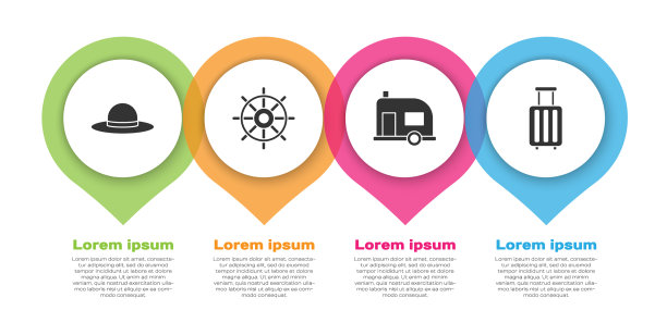 集优雅女帽船方向盘房车图片下载