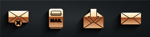 设置邮箱和信封删除信封图片下载