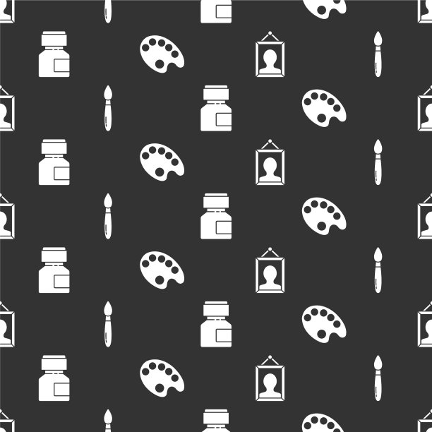 套画颜料刷颜料水粉画缸染料图片下载