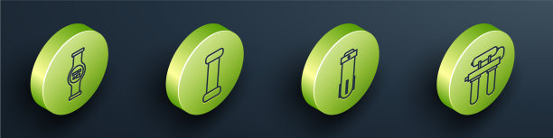 设置行业金属水管等距水表图片下载