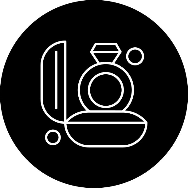 结婚戒指图标图片下载