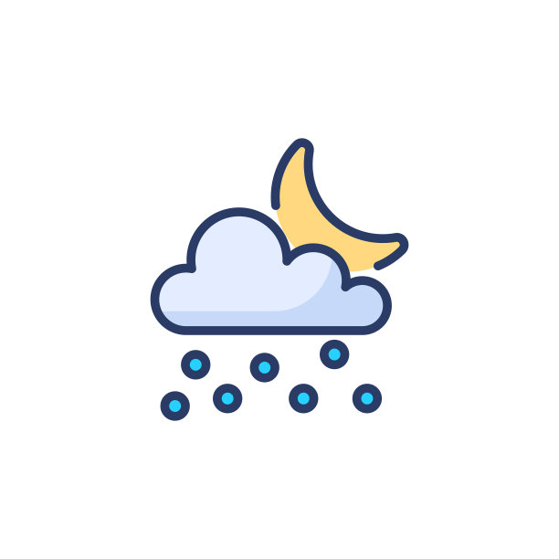 下雪的夜晚图片下载