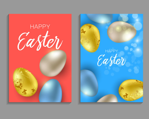 欢迎复活节的背景与现实的复活节蛋。顶部视图与复制空间图片下载