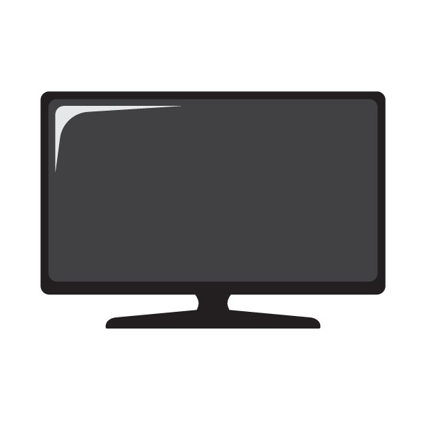 电视符号，网络和电脑图标图片下载