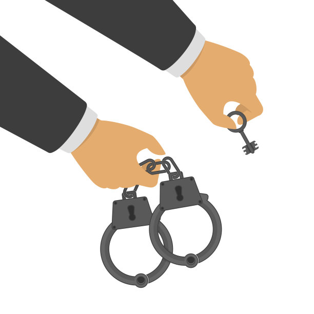 手上有手铐。图片下载