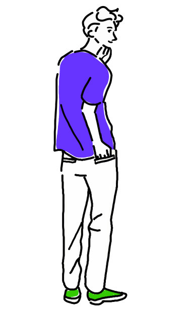 一个男人的背影图片下载