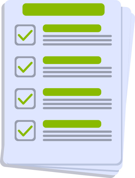 认证标准图标卡通风格图片下载