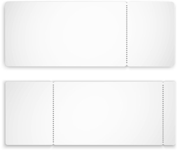 设置空白票模型模板逼真图片下载