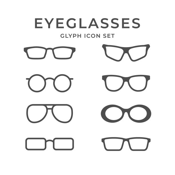 设置字形图标眼镜图片下载