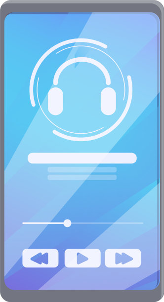 播放列表收音机图标卡通风格图片下载
