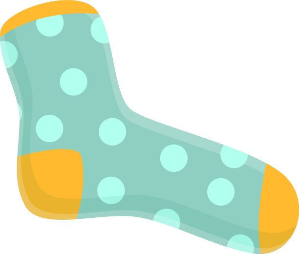 小孩圈袜子图标卡通风格图片下载