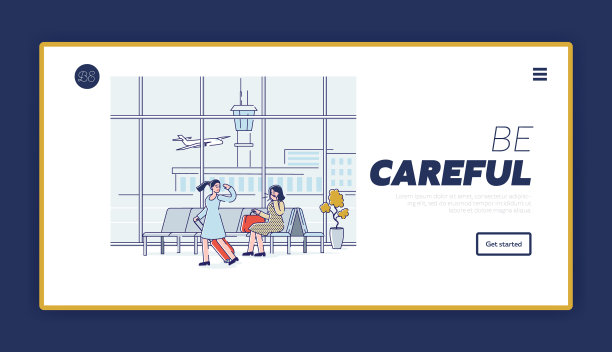 冠状病毒大流行登陆页面出现咳嗽图片下载