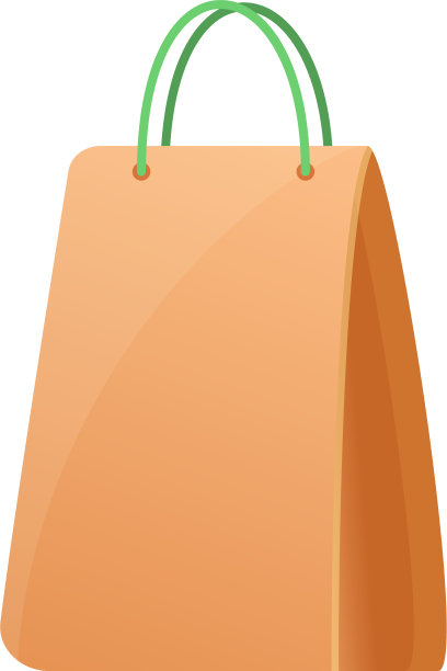 商品环保袋图标卡通风格图片下载