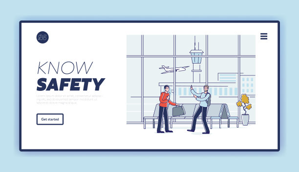 保持距离，保持安全着陆页图片下载