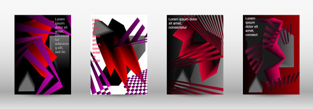 时髦的封面设计图片下载