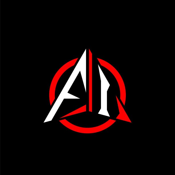 初始标志箭头f I白色带红色环图片下载