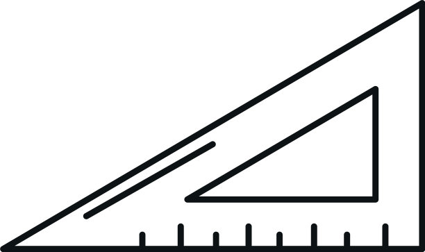 回到学校几何三角形尺测量图片下载