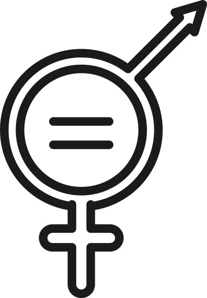 女权运动标志着性别平等图片下载