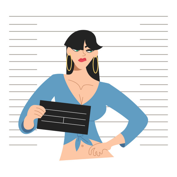 年轻的犯罪妇女图片下载