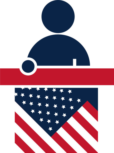 在美国大选中发言的候选人图片下载