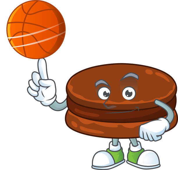 迷人的巧克力和篮球图片下载