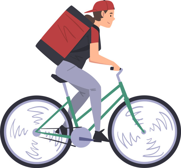 快递服务男快递员送快递图片下载