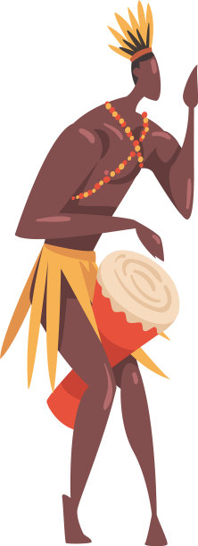 非洲仪式舞蹈青年表演民族图片下载