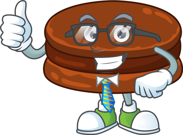 巧克力阿法杰成功商人卡通图片下载