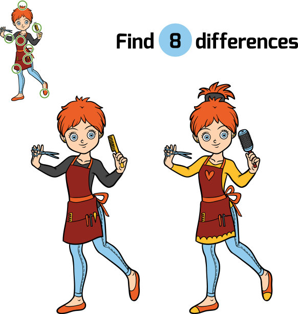 理发师发现差异图片下载