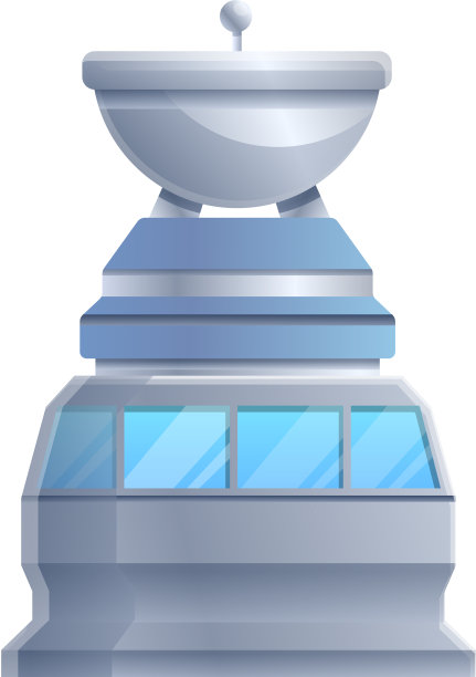 行星空间站图标卡通风格图片下载