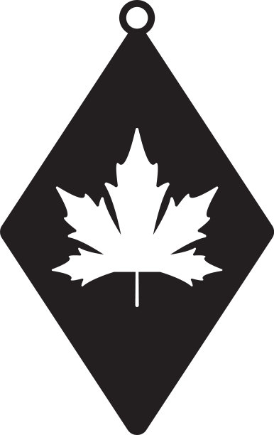 泪滴耳环图标设计模板隔离图片下载