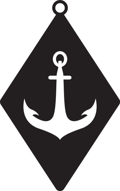 泪滴耳环图标设计模板隔离图片下载