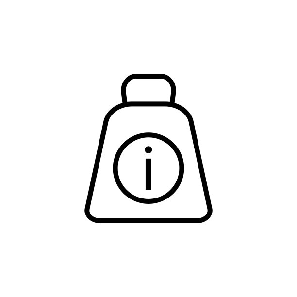 包袋商务信息线条图标设计模板图片下载