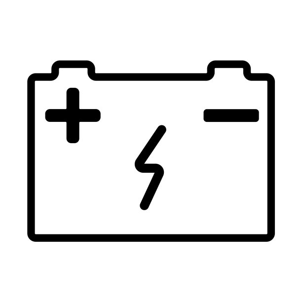 汽车电池单图标图片下载