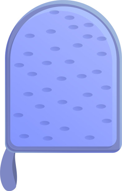 厨房毛巾图标卡通风格图片下载