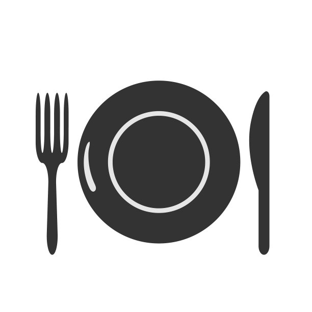 餐叉和刀的图标-砧板图片下载