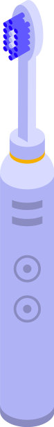 清洁电动牙刷图标等距样式图片下载