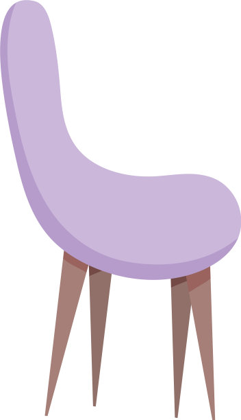 紫色椅子家具舒适孤立设计图片下载