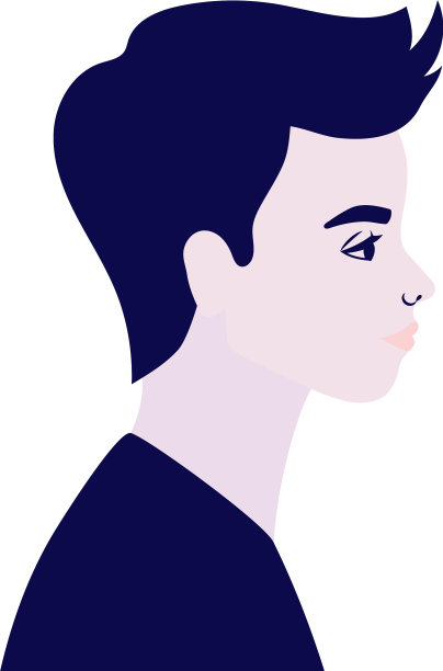 人卡通侧视图设计图片下载