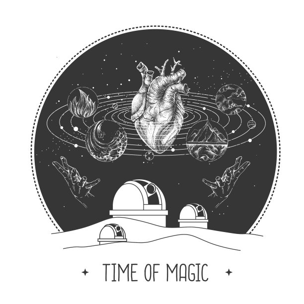 天文台以四元素和人的心图片下载