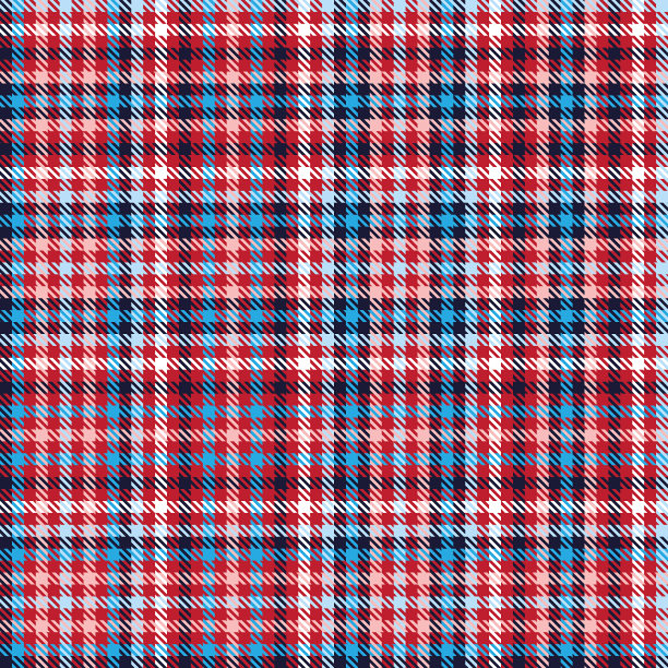 红格伦格子纹理无缝图案图片下载