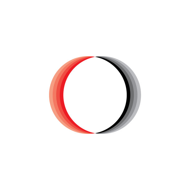 简单的圆形条纹设计标志图片下载