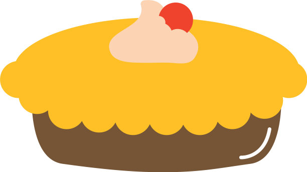 甜饼图标扁平化风格图片下载