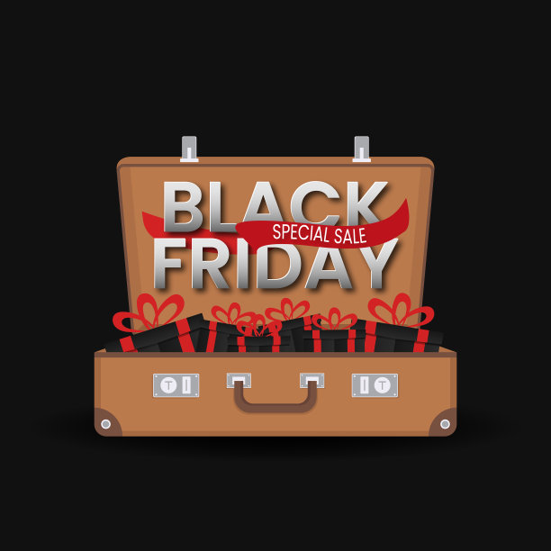 黑色星期五促销标语概念图片下载