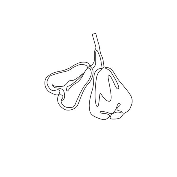 一条连续的线画出整体的健康图片下载