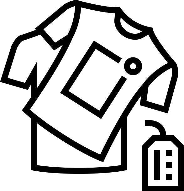 手工服装线图标孤立图片下载