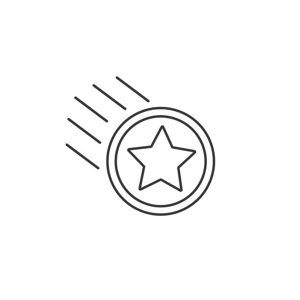 会员忠诚度计划线性图标：为客户提供的奖励计划，独立白色背景图片下载